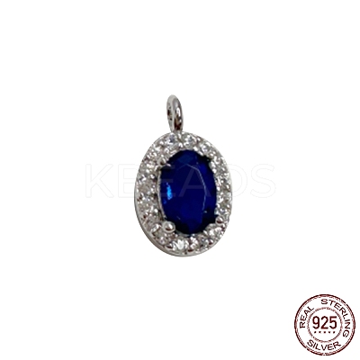 Rhodium Plated 925 Sterling Silver Pendants STER-K176-01P-1