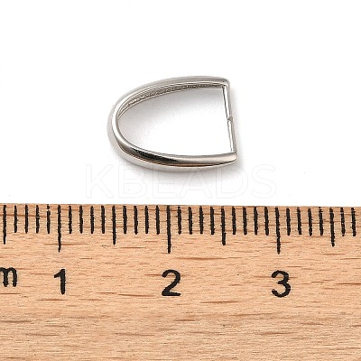 Rhodium Plated 925 Sterling Silver Ice Pick Pinch Bails STER-NH0001-50P-1