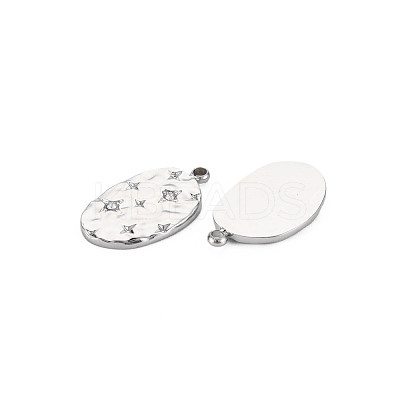 304 Stainless Steel Pendants STAS-N097-150P-1