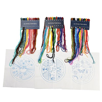 DIY Embroidery Animal Stitches Practice Kit for Beginners DIY-NH0006-01C-1