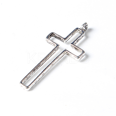 Tibetan Style Alloy Hollow Cross Pendants LS-EAA353Y-1