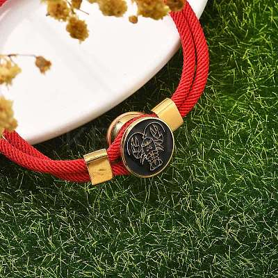 Constellation Nylon Cords Multi-strand Bracelets BJEW-U016-01B-05-1