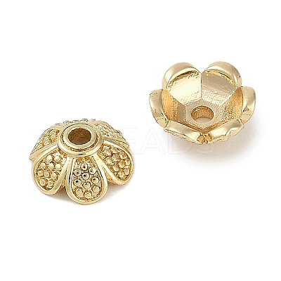 Brass Bead Caps KK-I719-12G-1
