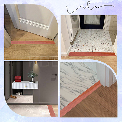Self-Adhesive PVC Floor Door Flat Transition Strips DIY-WH20031-052F-1
