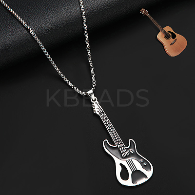 Alloy Pendant 316 Surgical Stainless Steel Chain Necklaces for Men FS-WG50373-06-1