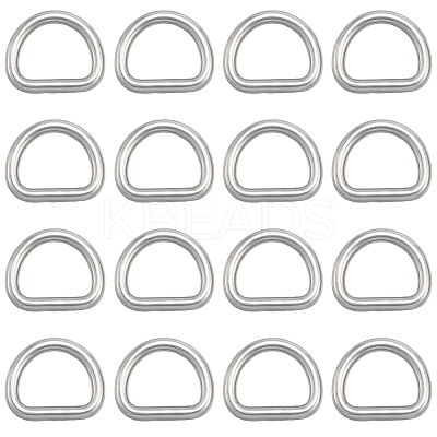 304 Stainless Steel D Rings STAS-CP0001-05A-1