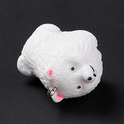 Opaque Resin Pendants RESI-E032-01P-05-1