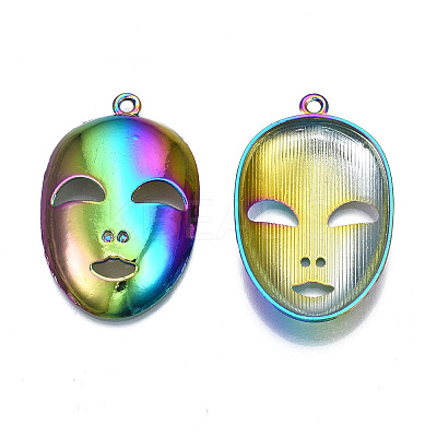 Rainbow Color Alloy Pendants PALLOY-N156-194-NR-1