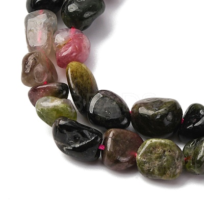 Natural Multicolor Tourmaline Beads Strands G-K395-A06-01-1