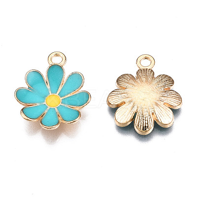 Alloy Enamel Pendants ENAM-S121-116H-1