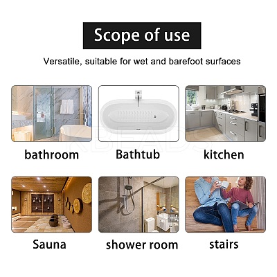 PEVA S-shaped Bath Tub Stickers KY-GF0001-03B-1