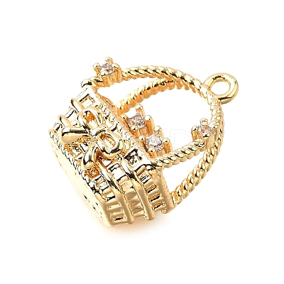 Brass Charms KK-C096-01G-1