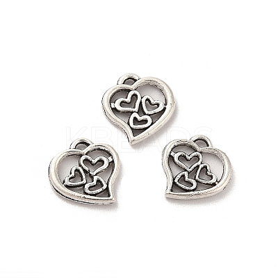 Tibetan Style Alloy Charms TIBE-B001-58AS-1