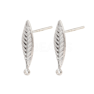 304 Stainless Steel Stud Earring Findings STAS-Z199-03P-02-1