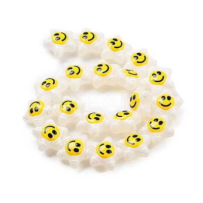 Glass Enamel Beads GLAA-G107-03-04-1