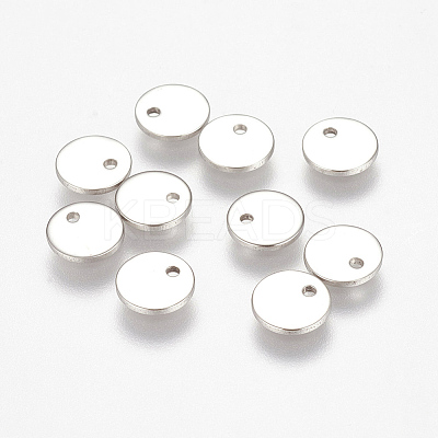 Non-Tarnish 304 Stainless Steel Stamping Blank Tag Charms LS-A-STAS-K149-03A-1