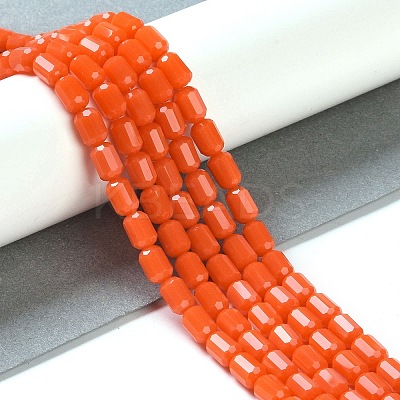 Opaque Glass Beads Strands GLAA-G112-04M-1