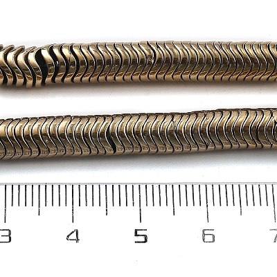Electroplated Synthetic Non-magnetic Hematite Beads Strands G-B132-A01-01D-1