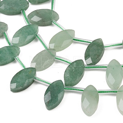 Natural Green Aventurine Beads Strands G-P607-A04-01-1