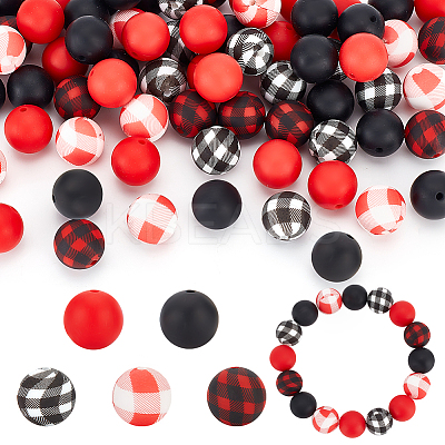 5 Style Silicone Beads SIL-GA0001-05-1