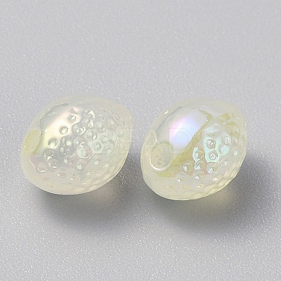 Plated Acrylic Lemon Bead LS-OACR-CJC0009-04E-1
