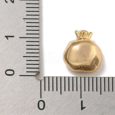 Brass Micro Pave Clear Cubic Zirconia Charms KK-U037-12G-06-1