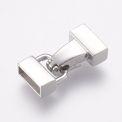 Tarnish Resistant 304 Stainless Steel Magnetic Clasps STAS-E144-108P-1