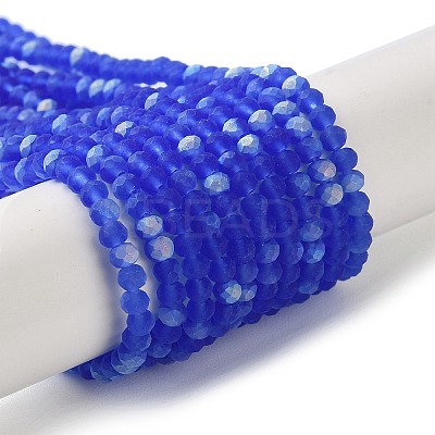 Imitation Jade Glass Beads Strands EGLA-YW0003-19A-26-1