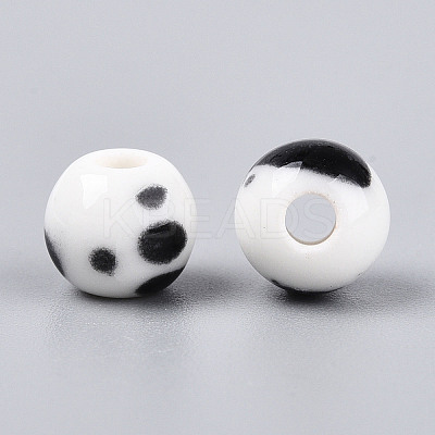Handmade Porcelain Beads PORC-T133-11B-16-1