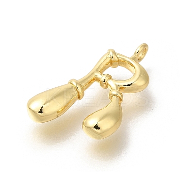 Rack Plating Brass Pendants KK-I722-08G-R-1