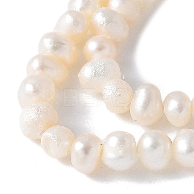 Natural Cultured Freshwater Pearl Beads Strands PEAR-I007-07L-01-1