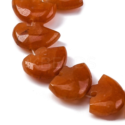 Natural Red Aventurine Beads Strands G-F783-G01-01-1