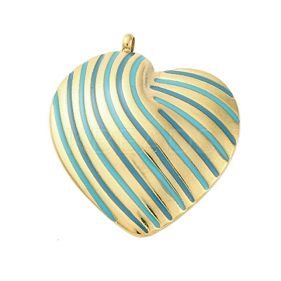 304 Stainless Steel Pendants STAS-V003-03G-08-1
