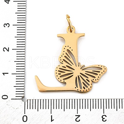 Ion Plating(IP) 201 Stainless Steel Pendants STAS-N103-184G-L-1
