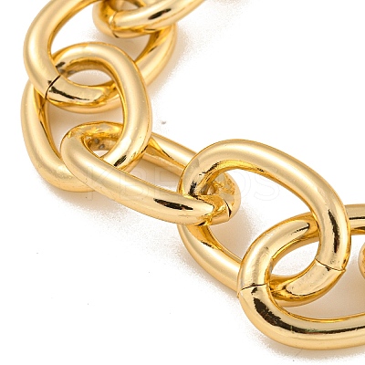 Chunky Aluminum Cable Chain Necklaces for Women LS-NJEW-K261-01D-G-1