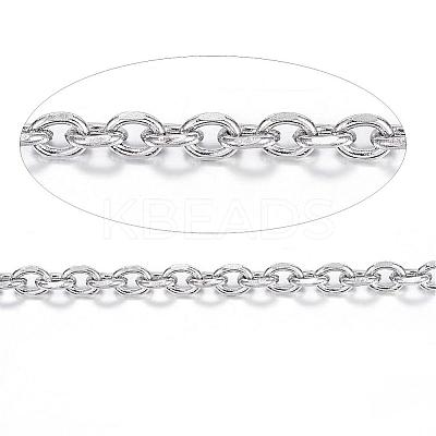 Tarnish Resistant 304 Stainless Steel Cable Chains CHS-H003-01P-1