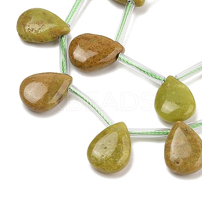 Natural Green Opal Beads Strands G-Q183-B04-01-1