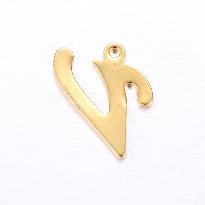 201 Stainless Steel Pendants X-STAS-O098-03G-V-1