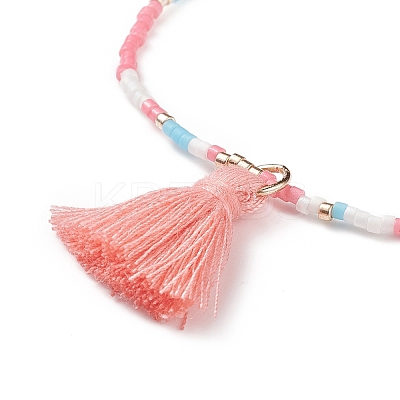 Glass Seed Beads Stretch Bracelet Sets BJEW-JB08955-1