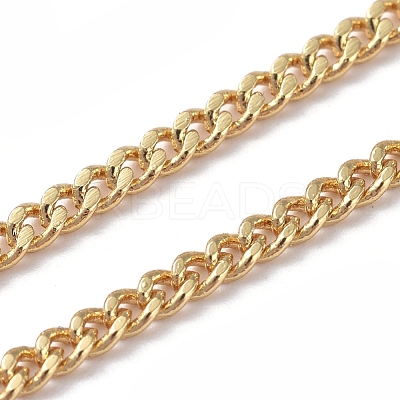 3.28 Feet Brass Curb Chains X-CHC-G005-05G-1