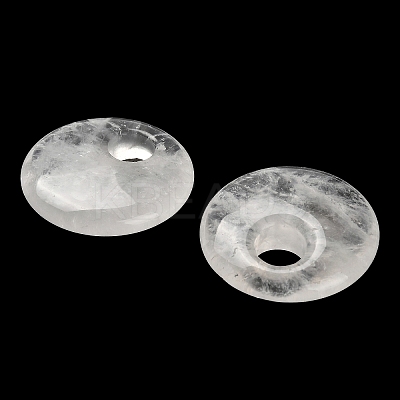 Natural Quartz Crystal Pendants G-H073-05G-1