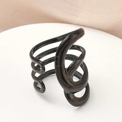 304 Stainless Steel Cuff Open Rings LS-RJEW-D338-02C-EB-1