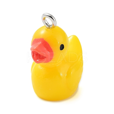 Opaque Resin Pendants RESI-Z014-01O-1