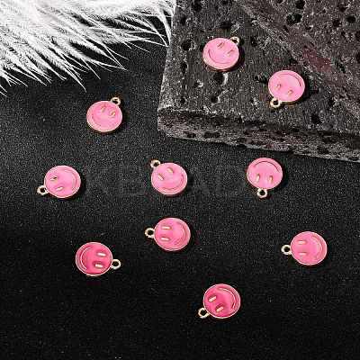 Alloy Enamel Charms X-ENAM-S121-165E-RS-1