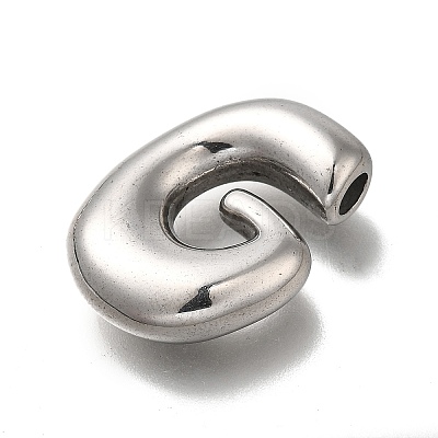 304 Stainless Steel Pendants STAS-S166-02P-07-1