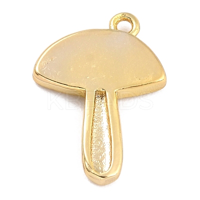 Autumn Theme Brass Enamel Pendants KK-P197-18A-G-1