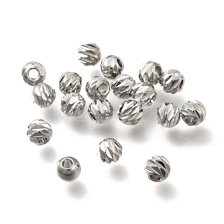 Brass Beads KK-B147-02C-P-1