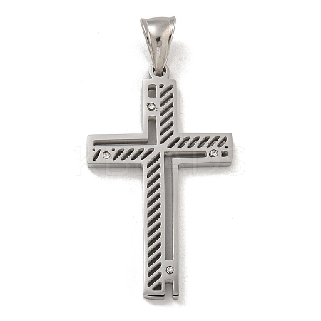 304 Stainless Steel Pendants STAS-D110-20AS-1