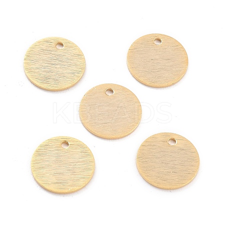 Brass Charms X-KK-Y003-06G-G-1