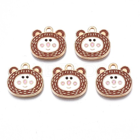 Alloy Enamel Pendants ENAM-N054-74C-1
